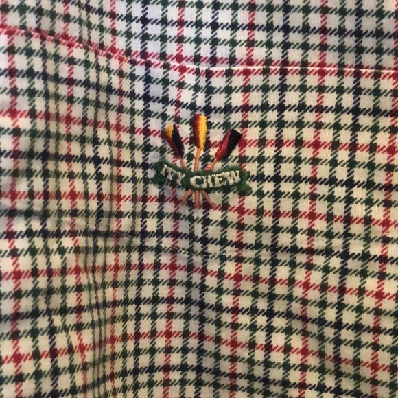 90s Ivy Crew Plaid Short Sleeve Button-Down XL - Picture 3 of 9